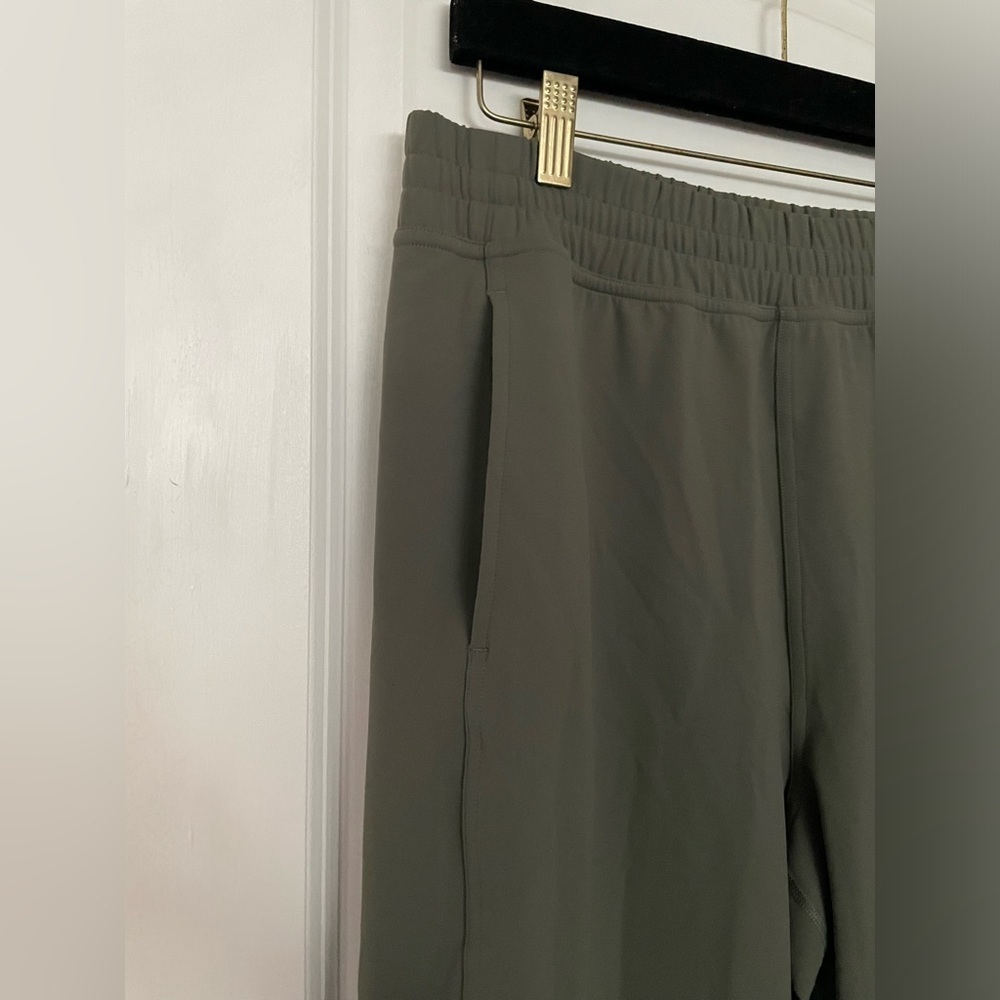 Lululemon Everlux High-Rise Zip-Leg Track Pant Full Length Grey Sage W5FAYS 10 - Picture 6 of 10
